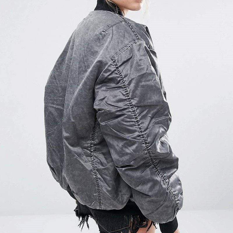 Tide brand washed old bomber jacket - Image 2