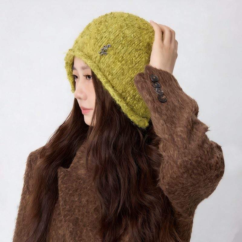Wool Knit Beanie – Warm Fall Winter Hat - Image 4