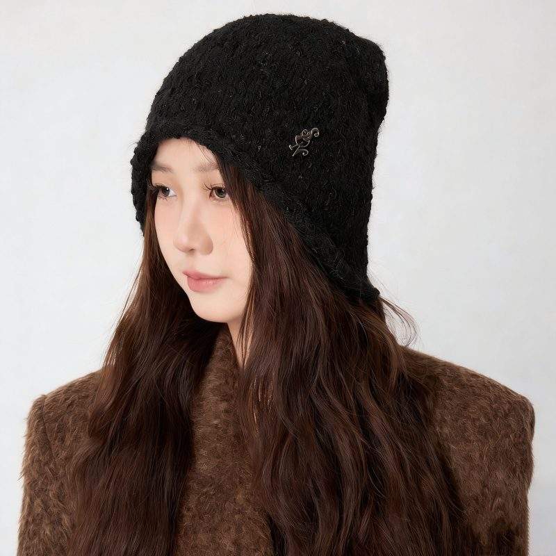Wool Knit Beanie – Warm Fall Winter Hat - Image 3
