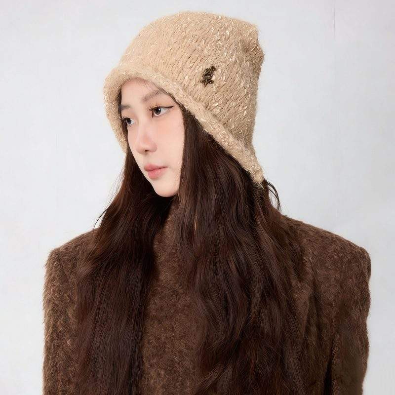 Wool Knit Beanie – Warm Fall Winter Hat - Image 2