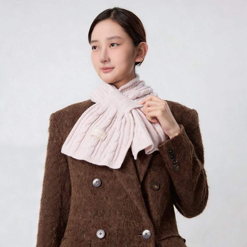 Women’s Solid Color Scarf Warm Thick & Versatile for Fall Winter