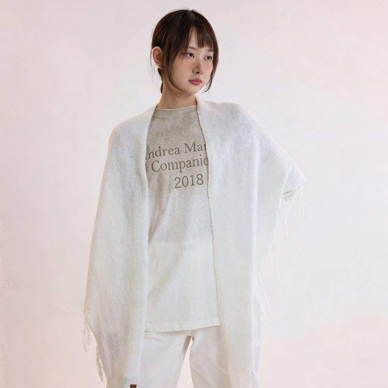 Wool-Blend Thick Warm Shawl Scarf for Women – Winter Versatile Wrap - Image 2