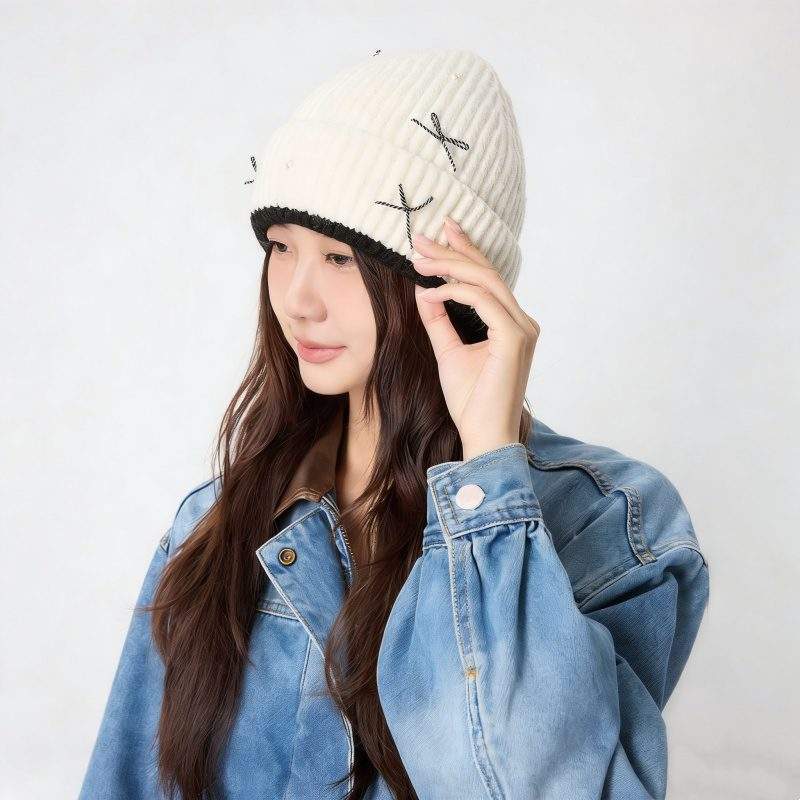 Women’s Knit Beanie – Warm & Soft Winter Wool Hat - Image 4