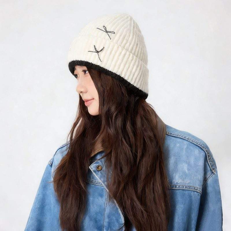 Women’s Knit Beanie – Warm & Soft Winter Wool Hat - Image 2