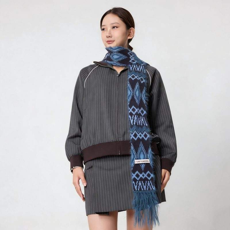 Women’s Vintage Knit Scarf – Warm & Versatile Winter Neck Scarf - Image 4