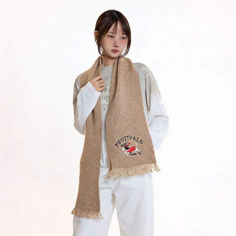 Women’s Thick Knit Scarf – Warm, Stylish & Versatile Winter Neck Scarf - Image 3