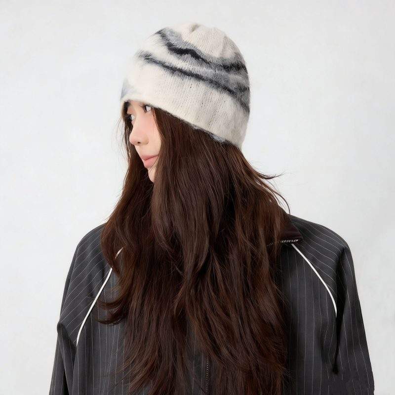 Thick Plush Knit Slouchy Beanie with Ear Protection | Warm Winter Hat - Image 2