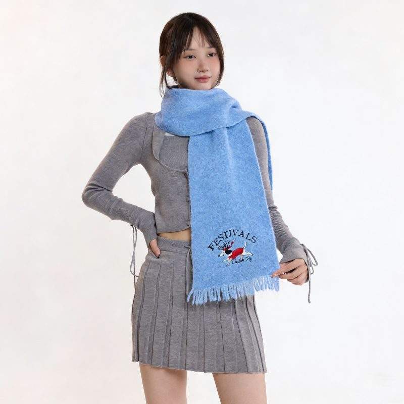 Women’s Thick Knit Scarf – Warm, Stylish & Versatile Winter Neck Scarf