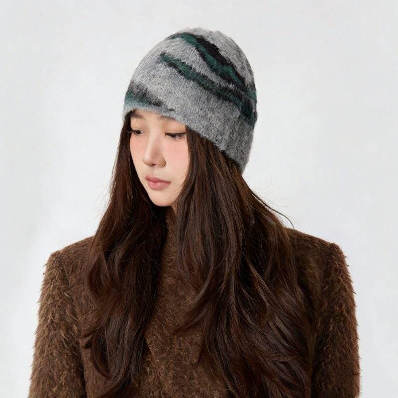Thick Plush Knit Slouchy Beanie with Ear Protection | Warm Winter Hat - Image 4